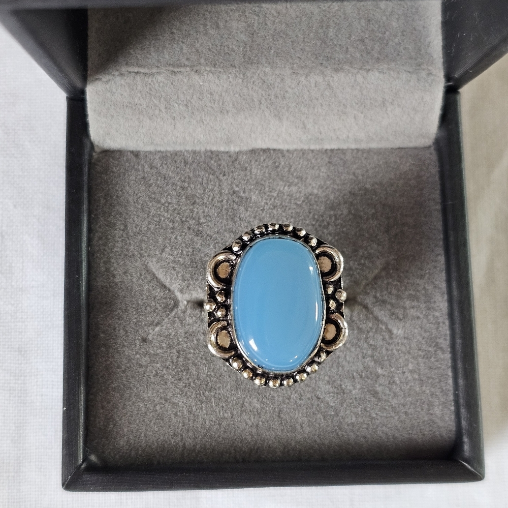 Sleeping Beauty Turquoise Sterling Silver Ring